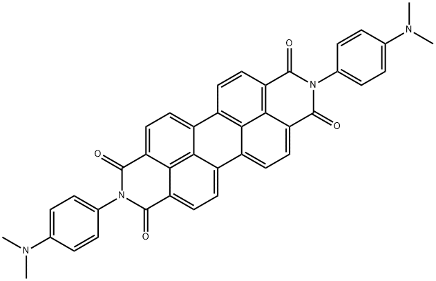 N,N'-Di(4-dimethylaminopheny)-perylene-tetracarbonic acid, diamide/32283-93-5